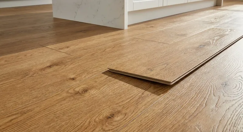 Luxury vinyl plank flooring
